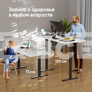 Моторизированное подстолье ONKRON CDF222E-B с регулировкой по высоте, черное