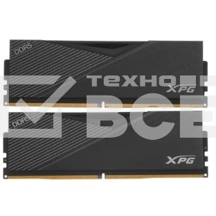 Оперативная память XPG Lancer, DDR5, 32GB (2x16GB), 6400MHz, CL32, с радиаторами, черный