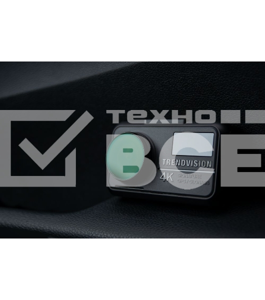 Видеорегистратор с радар-детектором TrendVision Hybrid Signature Real 4K Max GPS ГЛОНАСС черный