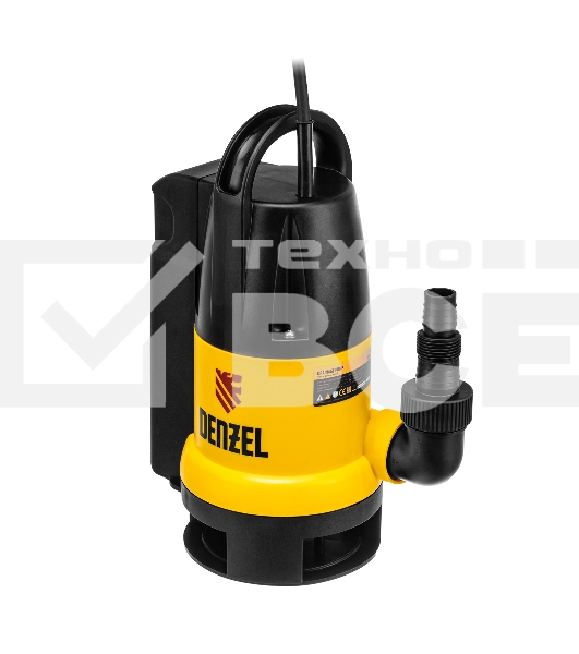 Дренажный насос DP800A, 800 Вт, подъем 5 м, 13000 л/ч Denzel