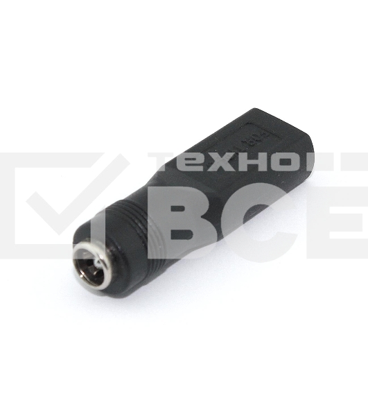 Переходник 5,5х2,5 мм на Type-C мама