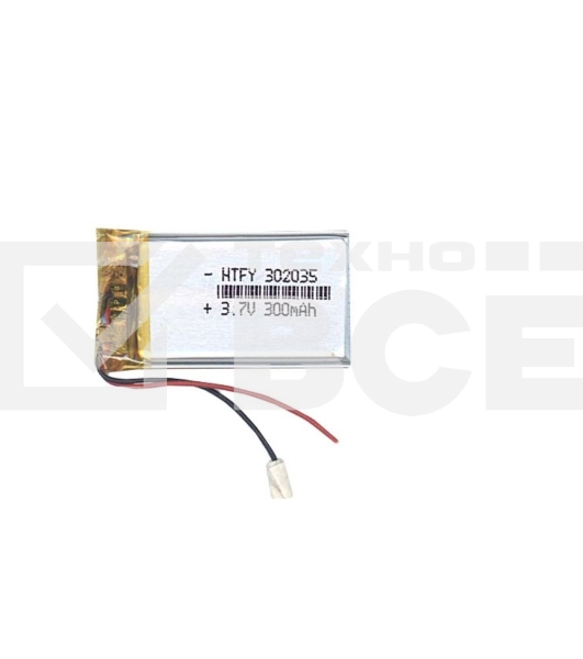 Аккумулятор Li-Pol (батарея) 3*20*35мм 2pin 3.7V/300mAh