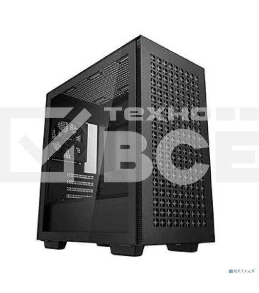 Компьютерный корпус Deepcool CH370 черный без БП mATX 1x120mm 1xUSB2.0 1xUSB3.0 audio bott PSU