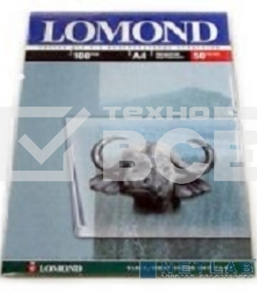 Пленка Lomond PET Ink Jet Film – прозрачная, А4, 100 мкм, 50 листов, для струйной цветной печати.
