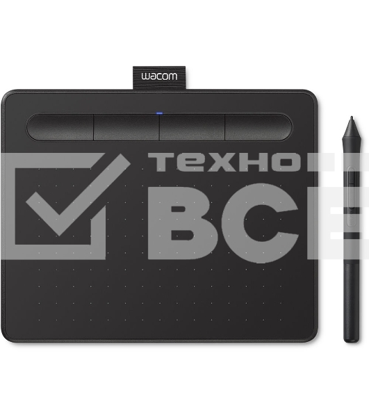 Графический планшет Wacom Intuos S CTL-4100K-N USB черный