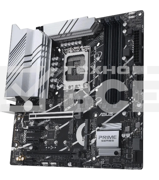 Материнская плата ASUS PRIME Z890M-PLUS WIFI, LGA 1851, Intel Z890, 4xDDR5, 6xSATA, 3xM.2, 1xPCIe 5.0 x16, 1xPCIe 4.0 x4, 2xPCIe 4.0 x1, 1xHDMI, 1xDP, 1x2.5Gb LAN, 2xUSB-A 2.0, 4xUSB-A 3.2 Gen 1, 1xUSB-A 3.2 Gen 2, 1xUSB-C 3.2 Gen 2x2, 3x3.5 мм, 7.1, mATX
