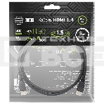 Кабель аудио-видео Cactus CS-HDMI.1.4-1.5 HDMI (m)/HDMI (m) 1.5м. Позолоченные контакты черный, фото2