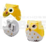Точилка для карандашей ручная Silwerhof Owl Солнечная коллекция 2 отверстия пластик ассорти коробка, фото6