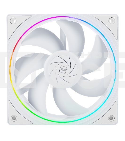 Вентилятор корпусный Thermalright TL-S12-W (120x120x25mm, 4-pin PWM, ARGB, 47.6CFM, 23.2dBA, 1500RPM, White)