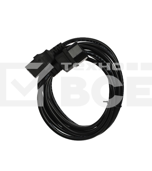 Кабель монитор - компьютер 220V (UPS -> устройство) VCOM <VDE> 3G*0.75mm (CE001-CU) 3м