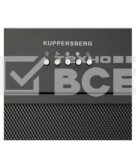 Вытяжка встраиваемая Kuppersberg Inpush 60 B черный, 60 см, 780 куб. м/ч, 62 дБ