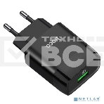 Сетевое зарядное устройство QC 3.0/ HOCO HC-32507 C72Q/ 1 USB/ Выход: 5V_9V_12V, 18W, черный, фото4