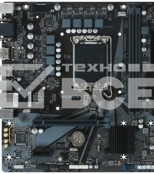 Материнская плата Gigabyte H610M H DDR4 Soc-1700 Intel H610 2xDDR4 mATX AC`97 8ch(7.1) GbLAN+VGA+HDMI
