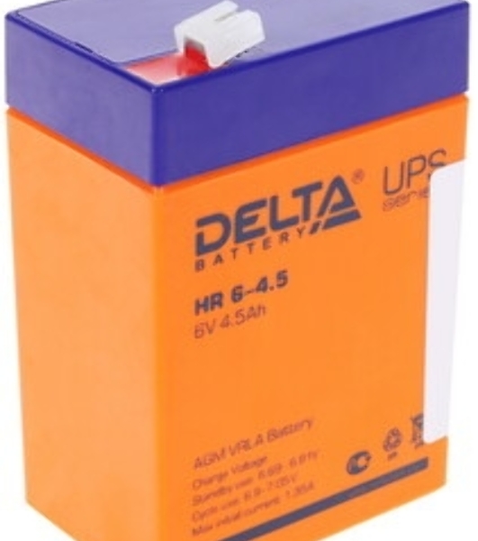 Батарея для ИБП Delta HR 6-4.5 (6V, 4.5Ah)