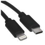 Кабель Rexant Type-C - Lightning 3A/1m/PVC/черный, фото6