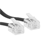 Кабель телефонный аппарат-розетка Cablexpert TC6P4C-5M-BK, 5 м черный, фото3