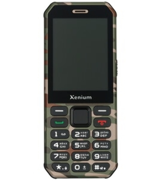 Мобильный телефон Xenium X300 зеленый камуфляж