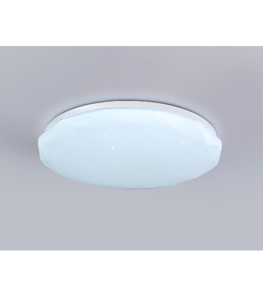 Светодиодный светильник RGB Ambrella light FZ417 WH белый IP20 46W 3000K-6500K+RGB D380*60 (ПДУ ИК)
