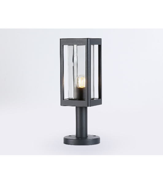 Светильник Ambrella light ST2409 GR/CL серый/прозрачный IP54 E27 max 40W 110*110*350