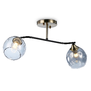 Светильник Ambrella light TR303008/2 SB/BK/SM бронза/черный/дымчатый E27/2 max 40W 560*140*240