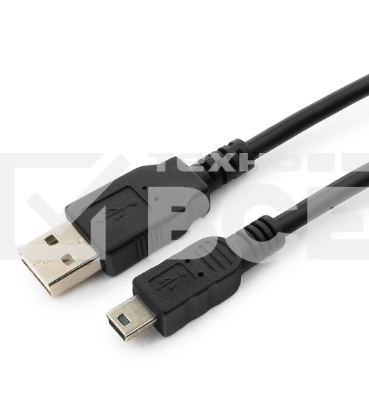 Кабель Gembird/Cablexpert CC-5PUSB2D-0.3M Кабель USB 2.0 , мультиразъем USB, AM/miniB 5P, 30sm, пакет 