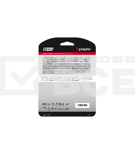 Накопитель SSD Kingston A400, 240GB, SATA III, 2.5