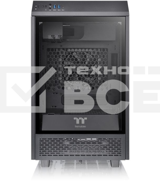 Корпус Thermaltake The Tower 100 черный без БП ATX 2x120mm 2xUSB3.0 1xUSB3.1 audio bott PSU