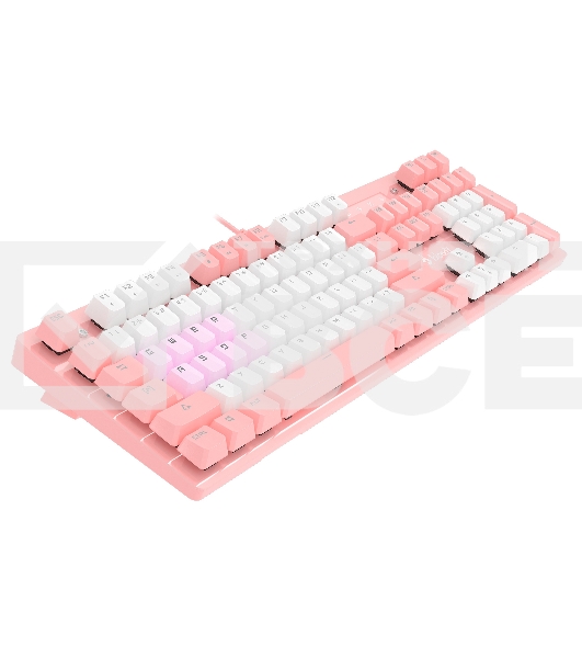 Клавиатура A4Tech Bloody B800 Dual Color проводная USB розовый/белый