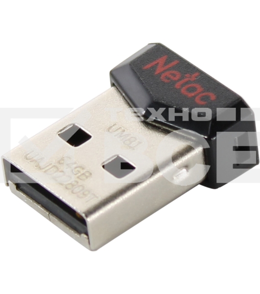 Флеш диск Netac UM81 64Gb <NT03UM81N-064G-20BK>, USB2.0, Ultra compact