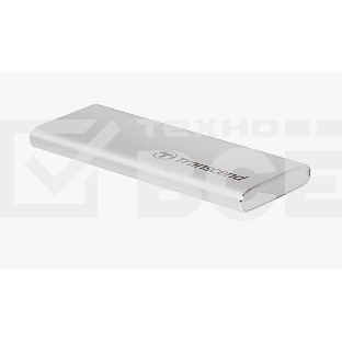 Накопитель External SSD Transcend 500Gb ESD260C <TS500GESD260C> (USB3.1 gen 2, Type C 520/460Mbs, 3D NAND, 81x34x8mm, 33g) Silver