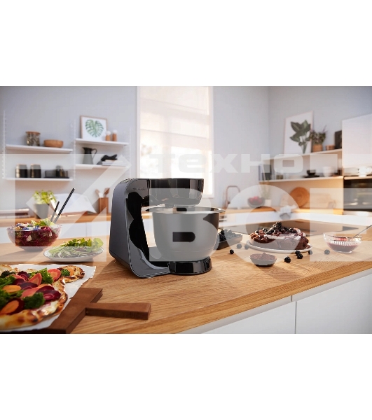 Кухонный комбайн Bosch 1000 Вт, цвет черный