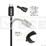 Кабель Defender USB2.0 TO MICRO-USB 1M BLACK USB08-03T, фото3