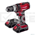 Дрель-шуруповерт аккумуляторная Зубр ДШУ-185-22, Аккумуляторный, 18В, 2 АКБ, Ударный, Кейс, фото21