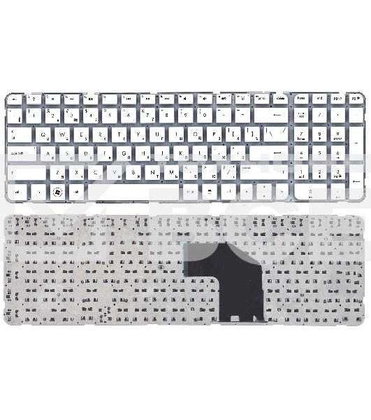 Клавиатура для ноутбука HP Pavilion G6-2000 белый без рамки