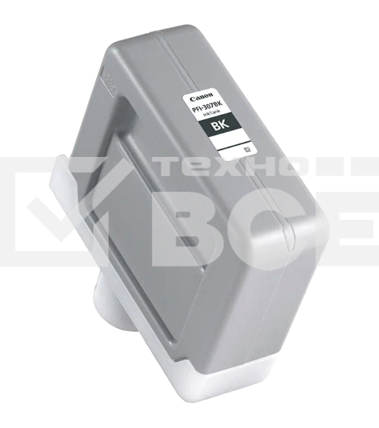 Картридж струйный CANON PFI-307 BK черный (330 мл) для Canon imagePROGRAF iPF830, iPF840, iPF850