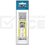 Лезвия Olfa лопаточные для ножа AK-4, 6(8)х35,5х0,55мм, 5шт, фото 1