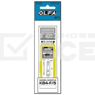 Лезвия Olfa лопаточные для ножа AK-4, 6(8)х35,5х0,55мм, 5шт