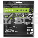 Кабель аудио-видео Cactus CS-HDMI.1.4-1.5 HDMI (m)/HDMI (m) 1.5м. Позолоченные контакты черный, фото3