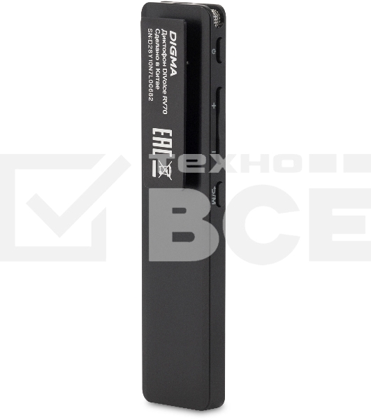Диктофон Цифровой Digma DiVoice RV70 32Gb черный