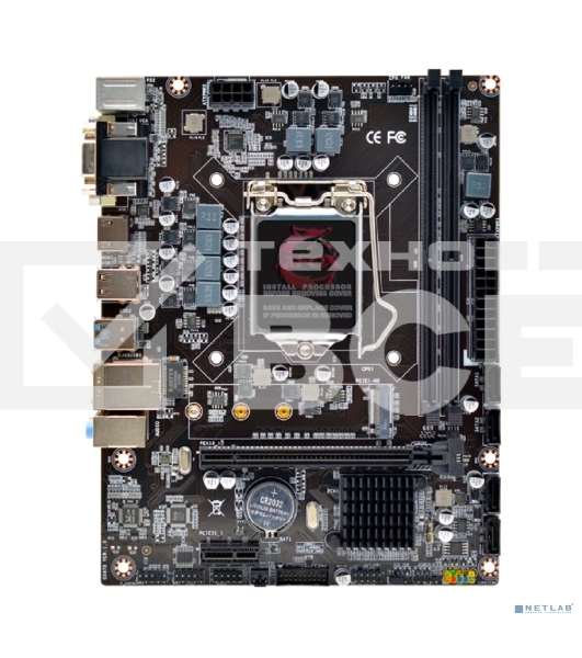 Материнская плата AFOX IH510-MA2-V2, LGA 1200, Intel H510, 2xDDR4, 4xSATA, 1xM.2, 1xPCIe 4.0/3.0 x16, 1xPCIe x1, 1xHDMI, 1xDVI, 1xVGA, 1x 1Gb LAN, 2xUSB-A 2.0, 2xUSB-A 3.2 Gen 1, 3x3.5 мм, 5.1, microATX