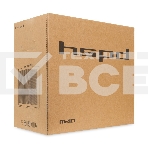 Компьютерный корпус без блока питания HSPD M210, Mesh Mid Tower, черный, 0.7 SPCC, 1x90мм mATX, mITX 140/280/150мм 1x2.5