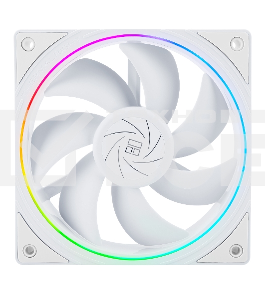 Вентилятор корпусный Thermalright TL-S12-W (120x120x25mm, 4-pin PWM, ARGB, 47.6CFM, 23.2dBA, 1500RPM, White)