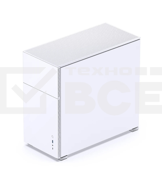 Корпус без блока питания Case JONSBO D41 STD, Midi-Tower, TG, no fan, 1xUSB-A 3.2 + 1xUSB-C 3.2, ATX, mATX White