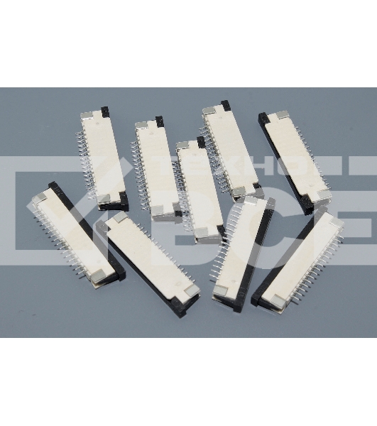 Разъем FPC Half Coverage Top Contact 1.0K-BS-16PWB 16 pin высота 2мм шаг 1мм 10 шт