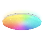 Светодиодный светильник RGB Ambrella light FZ418 WH белый IP20 66W 3000K-6500K+RGB D480*65 (ПДУ ИК), фото17