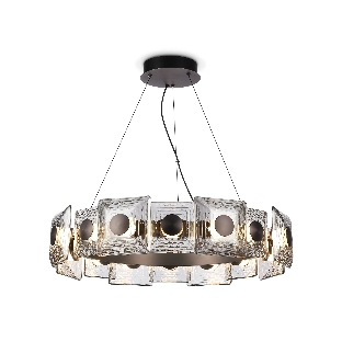 Светильник Ambrella light LH31030 GR/SM серый/дымчатый 72W 3000K D700*150