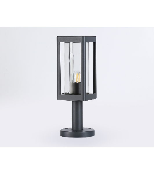 Светильник Ambrella light ST2409 GR/CL серый/прозрачный IP54 E27 max 40W 110*110*350