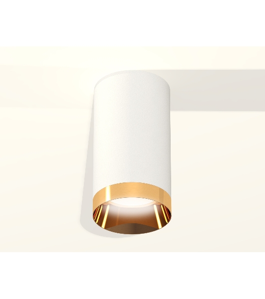 Светильник Ambrella Light XS6322024 SWH/PYG белый песок/золото желтое полированное MR16 GU5.3 (C6322, N6134)