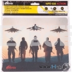 Коврик для мыши Ritmix MPD-020 Action, 220 x 180 x 3mm, рисунок, прилипающая к поверхности стола основа.ПВХ, клейкая основа, прозрачная защитная пленк, фото 1