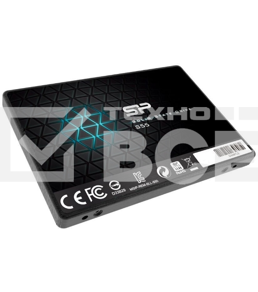 Накопитель SSD SiliconPower Slim S55, 240Gb, SATA, 2.5